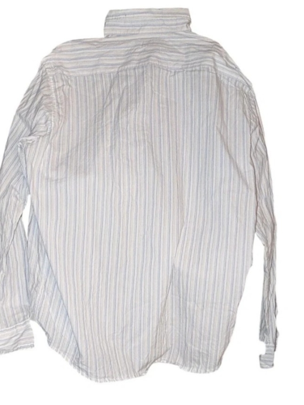 American Eagle Outfitters Size Large White with Blue Stripes - Picture 2 of 5